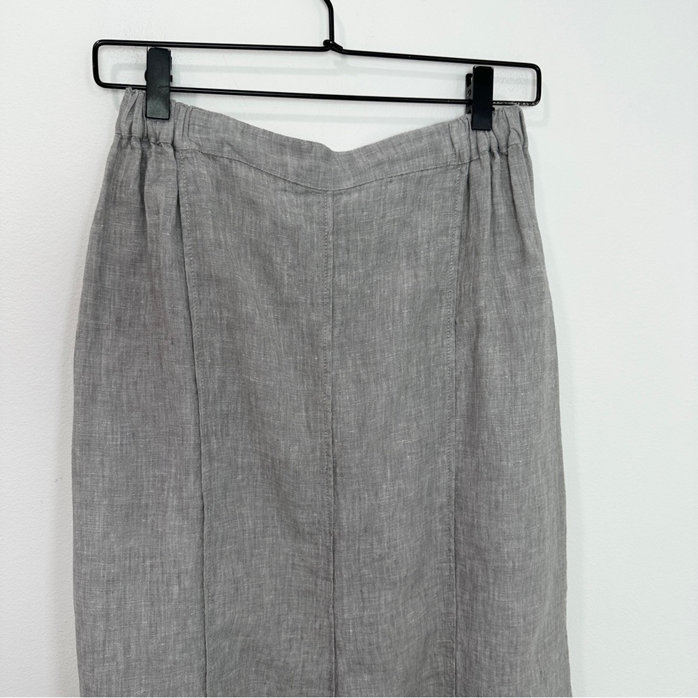 Flax Gray Maxi Skirt - Picture 3 of 5